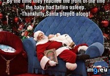 Tags: asleep, baby, fell, front, line, luckily, played, santa, time (Pict. in My r/AWW favs)