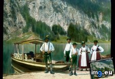 Tags: bavaria, bavarians, boat, dirndls, hats, lederhosen (Pict. in Branson DeCou Stock Images)