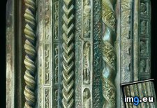 Tags: bergamo, campione, detail, giovanni, jamb, left, maggiore, maria, portal, santa, transept (Pict. in Branson DeCou Stock Images)