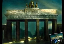 Tags: berlin, brandenburg, gate, night, quadriga, schadow, showing (Pict. in Branson DeCou Stock Images)