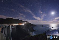 Tags: big, bixby, bridge, california, light, moon, sur (Pict. in Beautiful photos and wallpapers)