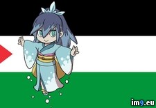 Tags: anime, antizionist (Pict. in Your Waifu Supports Palestine)