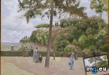 Tags: camille, garden, pissarro, pontoise, public (Pict. in Metropolitan Museum Of Art - European Paintings)