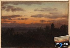 Tags: carl, carus, gustav, landscape, sunset (Pict. in Metropolitan Museum Of Art - European Paintings)