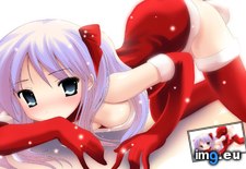 Tags: anime, christmas, girl, santa (Pict. in HD Wallpapers - anime, games and abstract art/3D backgrounds)