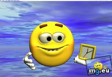 Tags: clock, smiley, wallpaper (Pict. in Smiley Wallpapers)