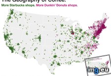 Tags: coffee, donuts, dunkin, geography, shop, starbucks (Pict. in My r/DATAISBEAUTIFUL favs)