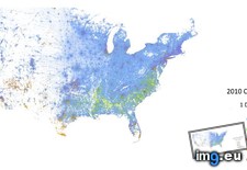 Tags: census, data, dot, map, racial (Pict. in My r/DATAISBEAUTIFUL favs)