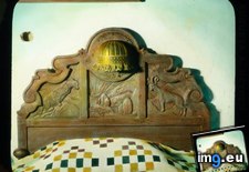 Tags: bed, bighorn, california, carved, castle, death, headboard, interior, lion, mountain, relief, scotty, sheep, valley (Pict. in Branson DeCou Stock Images)