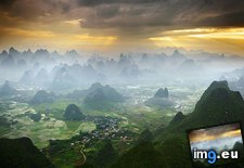 Tags: china, landscape, morning, otherworldly, revealed, yangshuo (Pict. in My r/EARTHPORN favs)