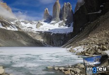 Tags: chile, del, frozen, lake, las, mirador, paine, torres (Pict. in My r/EARTHPORN favs)