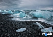 Tags: beach, black, glacial, icebergs, lagoon, ring, road, sand, volcanic, washing (Pict. in My r/EARTHPORN favs)