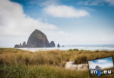 Tags: beach, cannon, day, haystack, sunny (Pict. in My r/EARTHPORN favs)