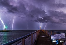 Tags: lighthouse, lightning, overnight, port, storm (Pict. in My r/EARTHPORN favs)