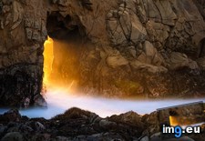 Tags: beach, big, glowing, hole, pfeiffer, rock, sun, sur (Pict. in My r/EARTHPORN favs)