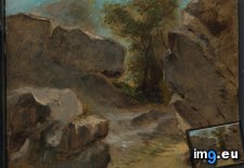Tags: augerville, delacroix, eug, landscape, rocks (Pict. in Metropolitan Museum Of Art - European Paintings)