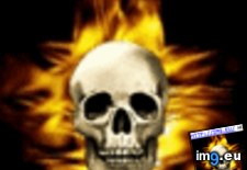 Tags: fireskull (GIF in Evil, dark GIF's - avatars and horrors)