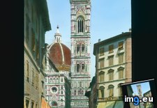 Tags: campanile, cathedral, duomo, florence, street (Pict. in Branson DeCou Stock Images)