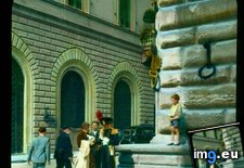 Tags: carabinieri, detail, exterior, florence, holders, lantern, palazzo, people, standing, strozzi (Pict. in Branson DeCou Stock Images)