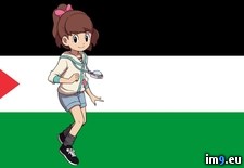 Tags: anime, flag (Pict. in Your Waifu Supports Palestine)