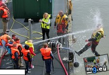 Tags: coast, demonstration, funny, guard, hose, kids, playing, water (Pict. in My r/FUNNY favs)