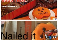 Tags: advertised, donut, donuts, dunkin, funny, girlfriend, halloween, ordered, pumpkin (Pict. in My r/FUNNY favs)
