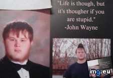 Tags: fail, funny, irony, quote, senior, yearbook (Pict. in My r/FUNNY favs)