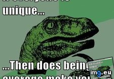 Tags: animal, average, funny, memes, person, philosoraptor, unique (Pict. in LOLCats, LOLDogs and cute animals)