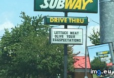 Tags: funny, mess, puns, subway (Pict. in My r/FUNNY favs)