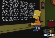 Tags: chalkboard, funny, punishment, simpsons, thespimpsons (Pict. in My r/FUNNY favs)