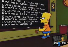 Tags: chalkboard, funny, punishment, simpsons, thespimpsons (Pict. in My r/FUNNY favs)