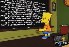 Tags: chalkboard, funny, punishment, simpsons, thespimpsons (Pict. in My r/FUNNY favs)
