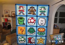 Tags: awesome, birthday, gaming, mario, mom, quilt, themed (Pict. in My r/GAMING favs)