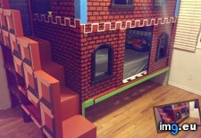 Tags: awesome, bed, built, bunk, friend, gaming, kid, wicked (Pict. in My r/GAMING favs)