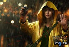 Tags: girl, rain, wallpaper (Pict. in Unique HD Wallpapers)