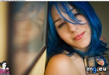 Tags: blue, girl, goth, hair, photo, punk, softcore (Pict. in SuicideGirls: Luiza All Star)