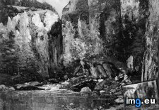Tags: courbet, gustave, river, rocks (Pict. in Metropolitan Museum Of Art - European Paintings)