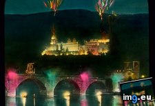 Tags: bridge, castle, fireworks, heidelberg, karl, theodor (Pict. in Branson DeCou Stock Images)