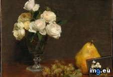 Tags: fantin, fruit, henri, latour, life, roses (Pict. in Metropolitan Museum Of Art - European Paintings)