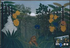 Tags: henri, rousseau, lion, art, europe, european, metropolitan, museum, painting, paintings (Pict. in Metropolitan Museum Of Art - European Paintings)