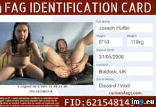 Tags:  (Pict. in Exposed Fag Joseph Huffer)