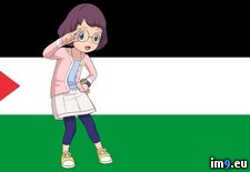 Tags: antizionist, flag, palestine (Pict. in Your Waifu Supports Palestine)