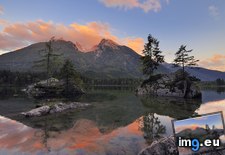 Tags: bavaria, germany, hintersee, hochkalter, lake, sunset (Pict. in Beautiful photos and wallpapers)