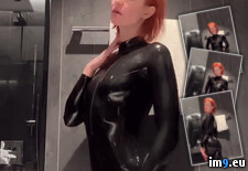 Tags: latex, latexgif, llt, rubber (GIF in Lederlady T Dirndl)