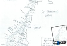Tags: handwritten, map, norway (Pict. in My r/MAPS favs)