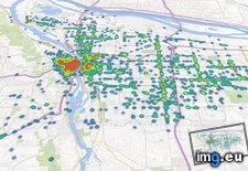 Tags: crime, heat, map, portland (Pict. in My r/MAPS favs)