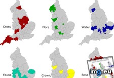 Tags: counties, england, flags, historic, map, showing (Pict. in My r/MAPS favs)