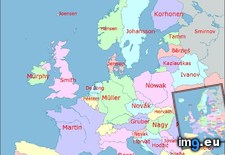 Tags: common, europe, surnames (Pict. in My r/MAPS favs)
