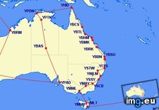 Tags: air, australia, delivery, flight, plan, route, santa, services (Pict. in My r/MAPS favs)