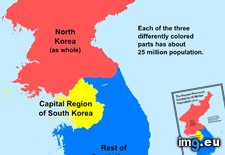 Tags: divided, korean, million, peninsula, population (Pict. in My r/MAPS favs)